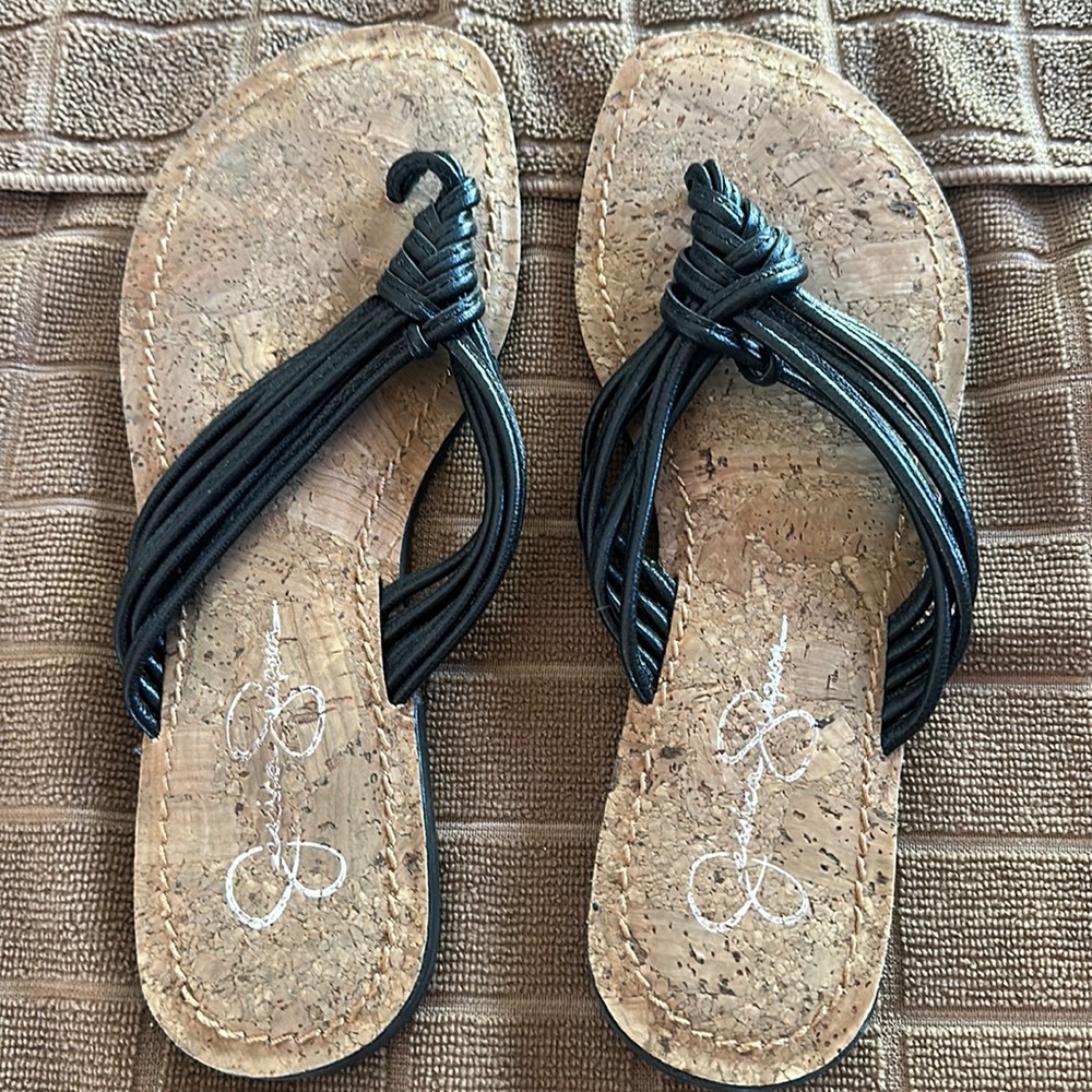 Womens Jessica Simpson size 7 black sandal
